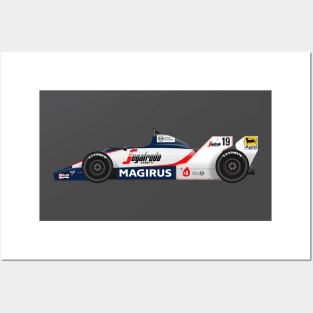 Ayrton Senna's Toleman 183 Illustration Posters and Art